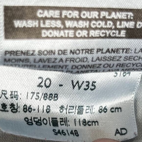 Signature Levi Strauss Womens Cropped Jeans Mid Rise Capri Size 20 - Picture 10 of 10